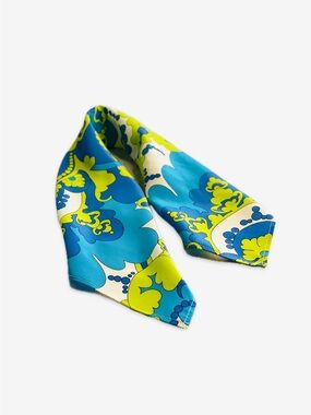 NWT SILKLETTE 100% Silk Abstract Floral Bandana